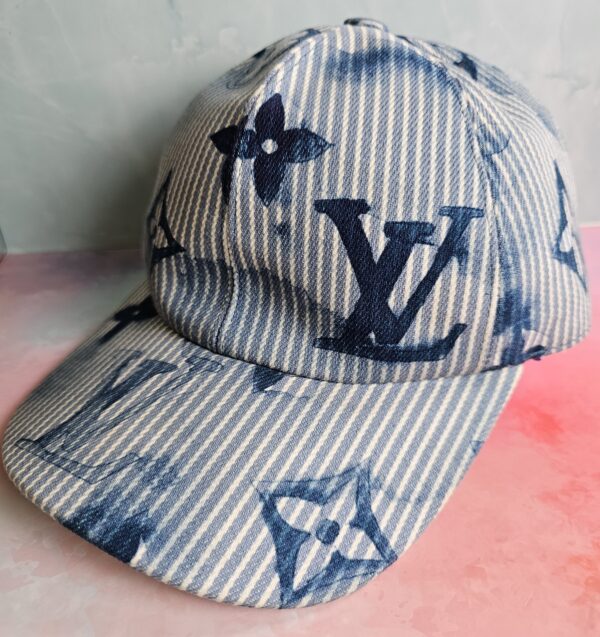 Hickory Stripes Denim Cap