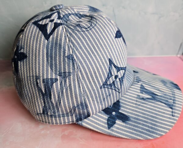 Hickory Stripes Denim Cap - Image 4