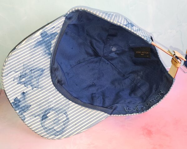 Hickory Stripes Denim Cap - Image 8