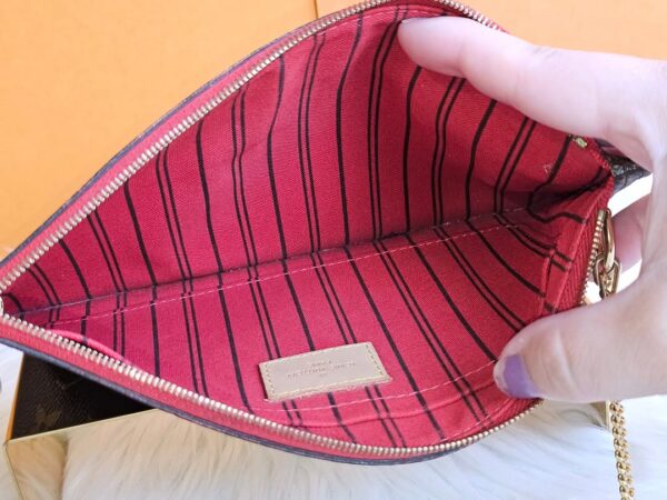 Neverfull MM/GM Pouch Cherry - Image 10