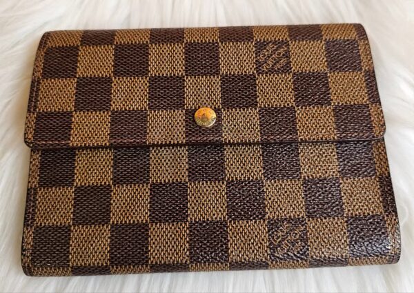 Damier Ebene Porte Tresor Wallet