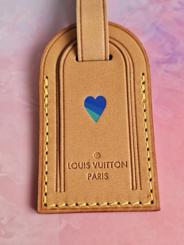 Small heart luggage tag - Image 3