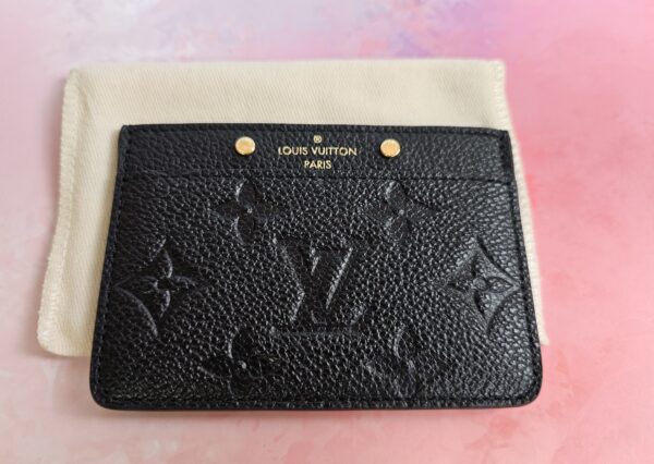 Empreinte card holder Noir