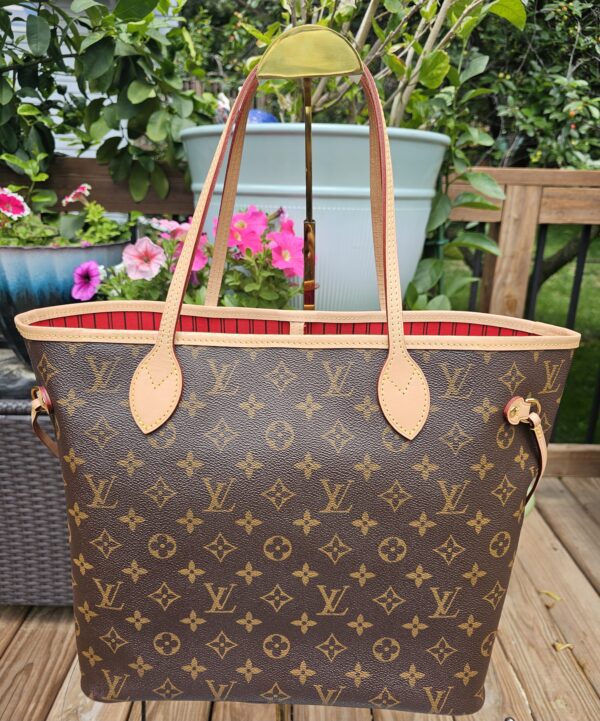 Neverfull MM Cherry Monogram Set - Image 4