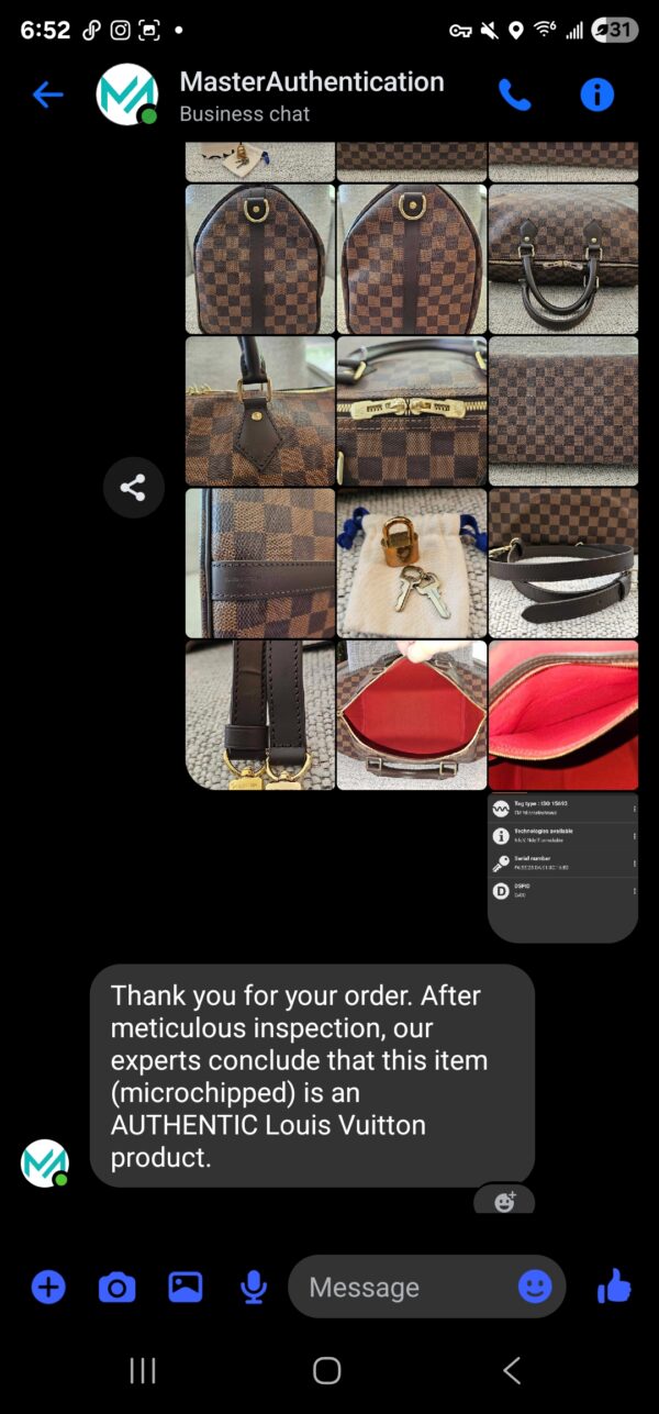 Speedy Bandouliere 35 Damier Ebene - Image 26