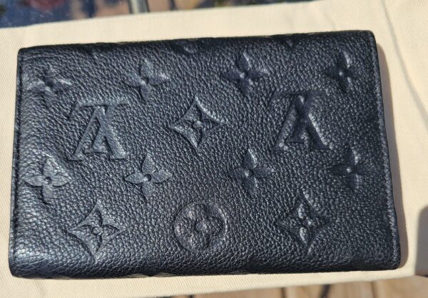 Curieuse Compact Wallet Empreinte Noir - Image 3
