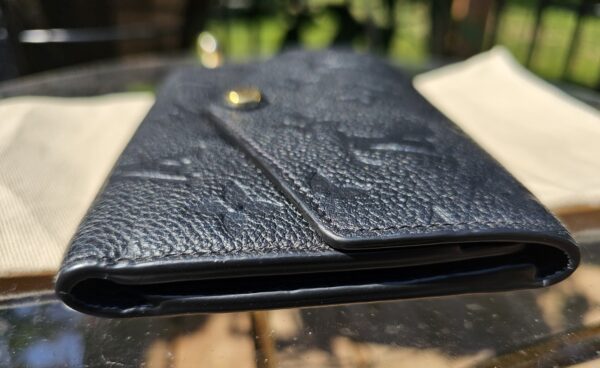 Curieuse Compact Wallet Empreinte Noir - Image 5