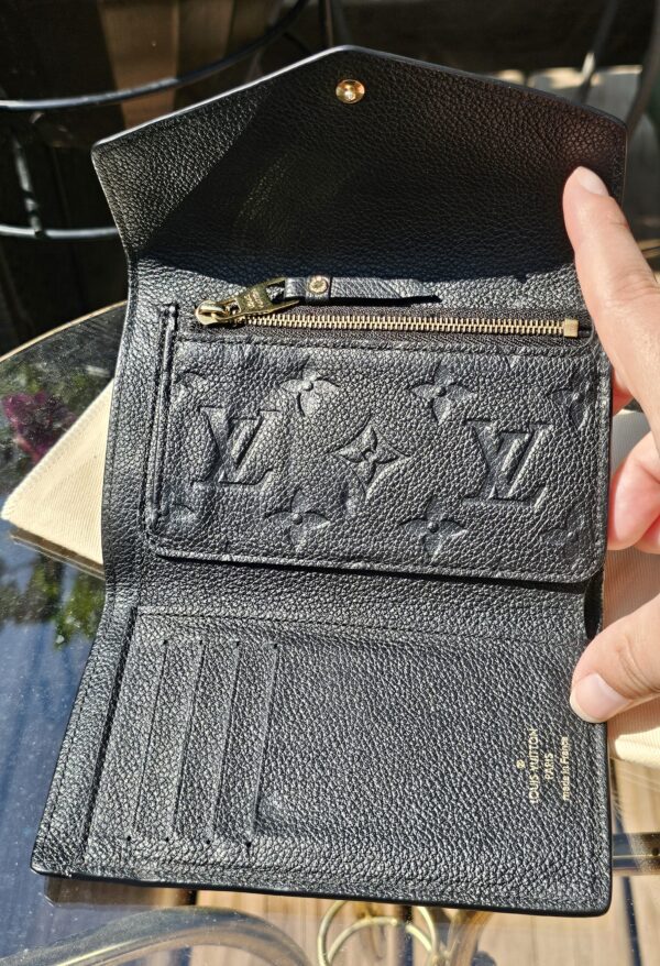 Curieuse Compact Wallet Empreinte Noir - Image 13