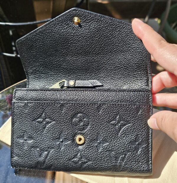 Curieuse Compact Wallet Empreinte Noir - Image 14
