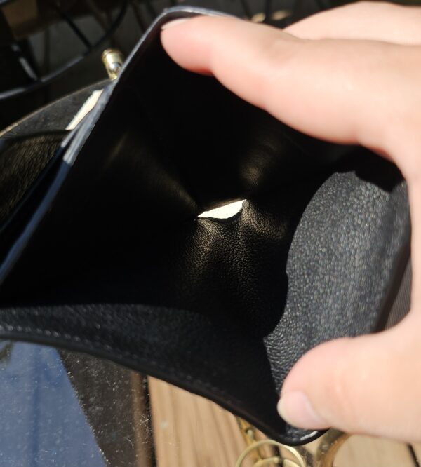 Curieuse Compact Wallet Empreinte Noir - Image 18