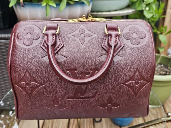 Speedy Bandouliere 25 Empreinte Wine - Image 3