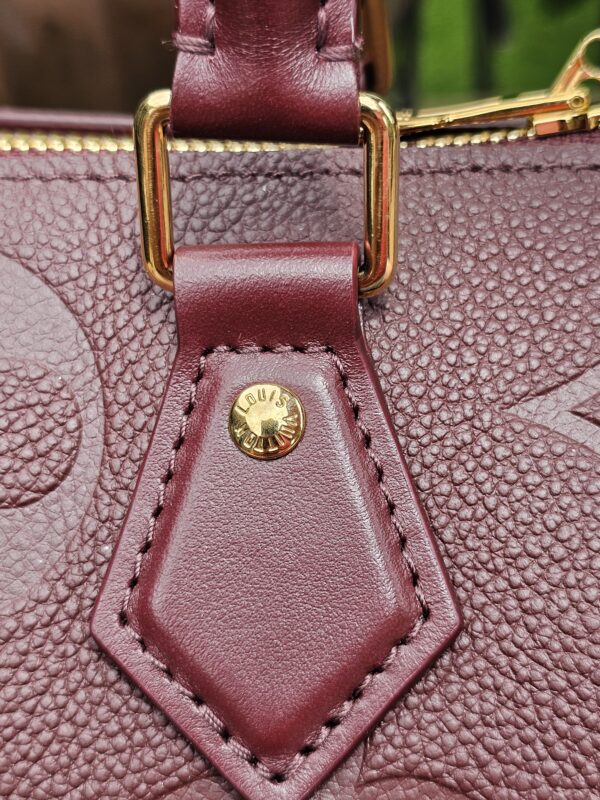 Speedy Bandouliere 25 Empreinte Wine - Image 19