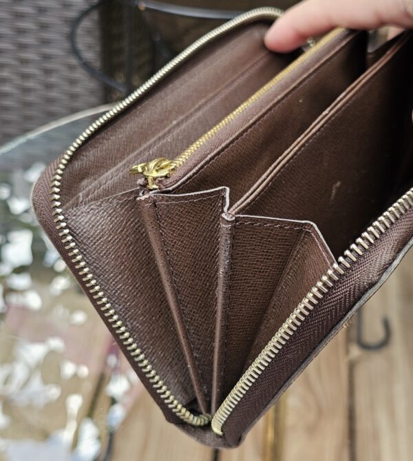 Full size zippy wallet Damier Ebene - Image 17