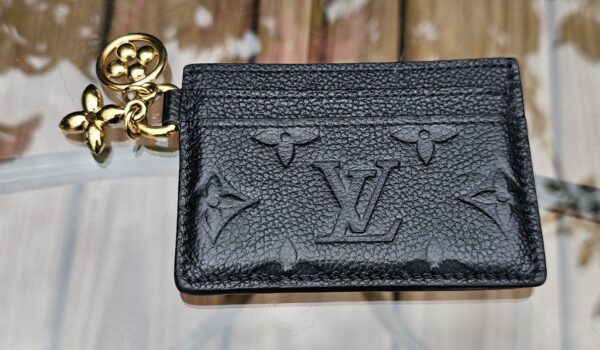 Charms card holder black