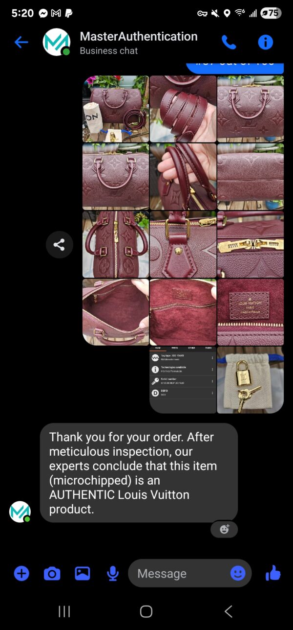 Speedy Bandouliere 25 Empreinte Wine - Image 13