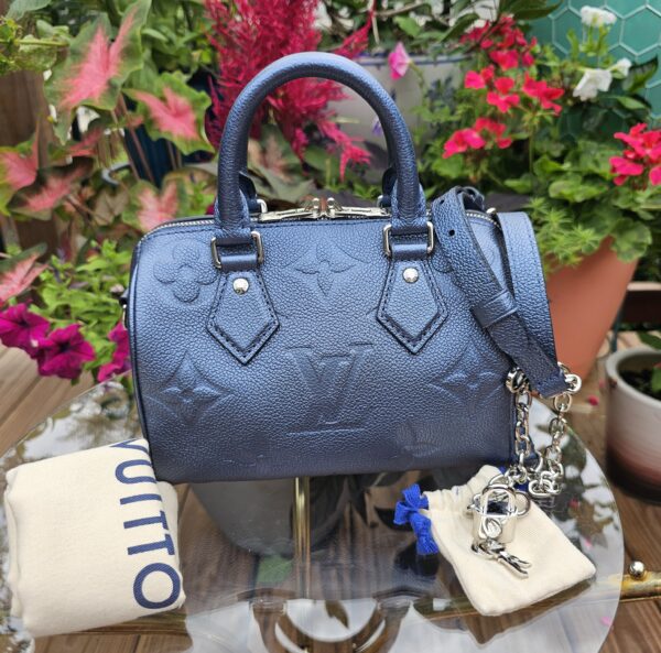 Speedy B 20 Bandouliere Navy Nacre