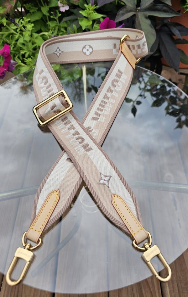Adjustable Beige Bandouliere Strap
