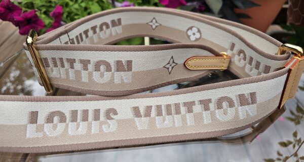 Adjustable Beige Bandouliere Strap - Image 3