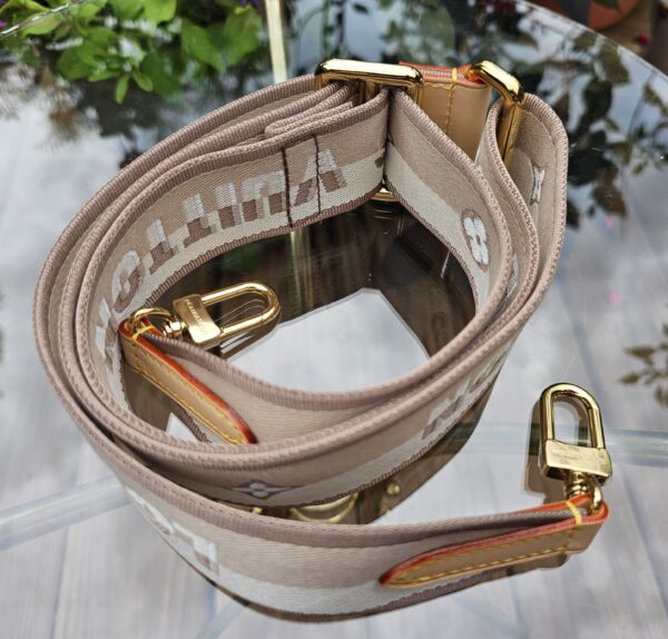 Adjustable Beige Bandouliere Strap - Image 5