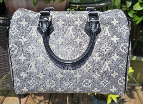 Denim Jacquard Bandouliere 25 - Image 5