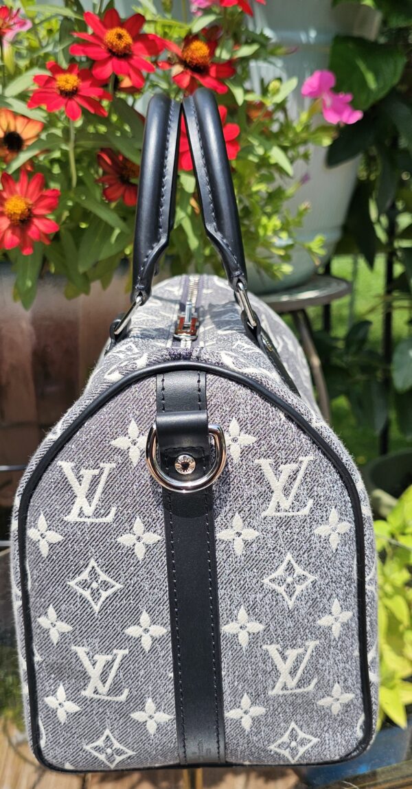 Denim Jacquard Bandouliere 25 - Image 6