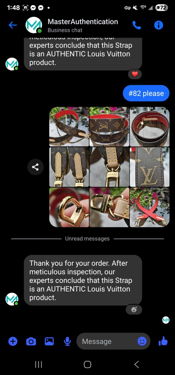 Bandouliere Strap Red - Image 11