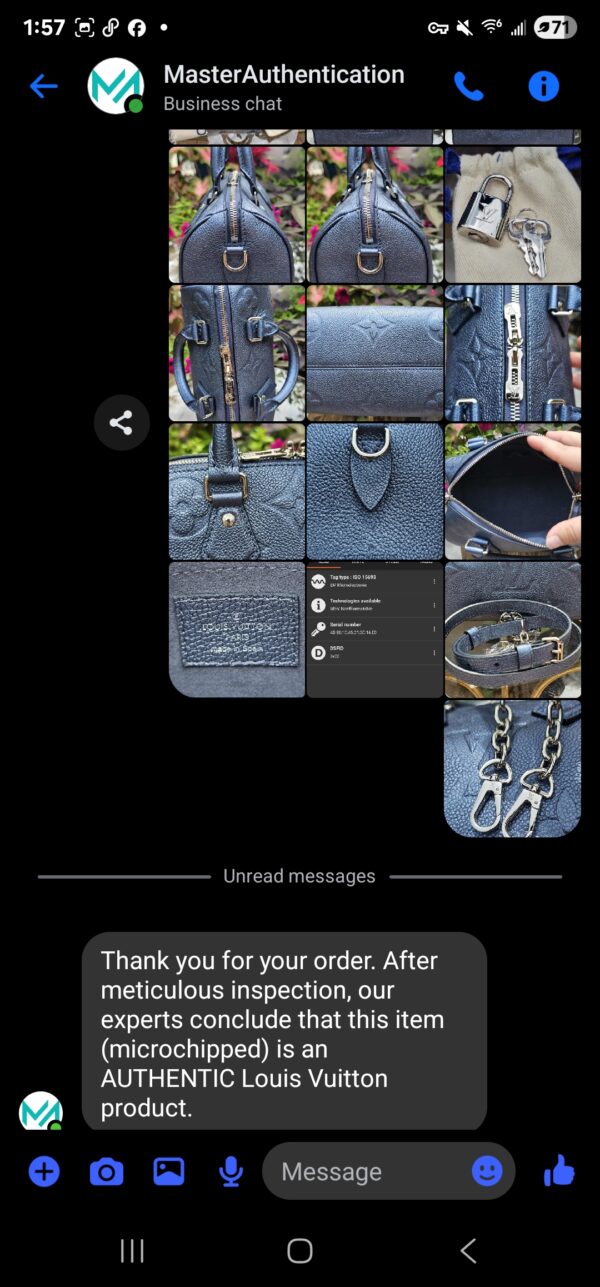 Speedy B 20 Bandouliere Navy Nacre - Image 24