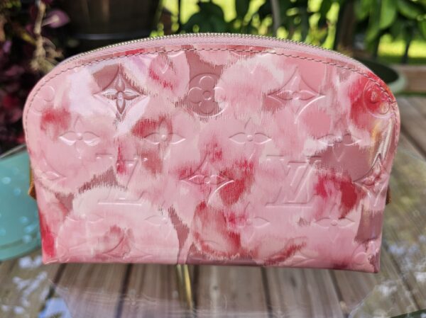 Rose Ikat Cosmetic Pouch PM