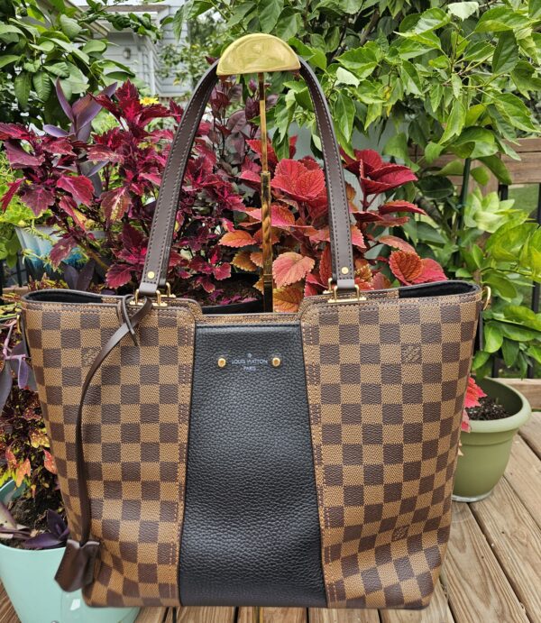 Damier ebene Jersey Tote - Image 3