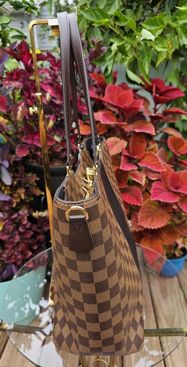 Damier ebene Jersey Tote - Image 6