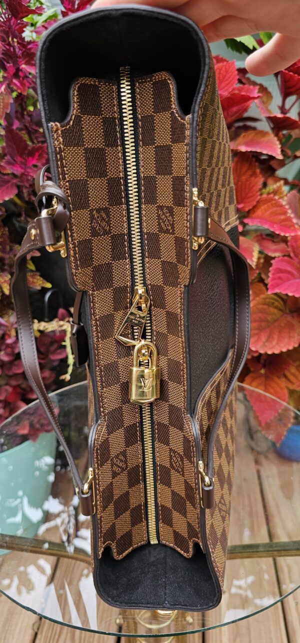 Damier ebene Jersey Tote - Image 7