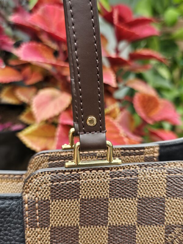 Damier ebene Jersey Tote - Image 15