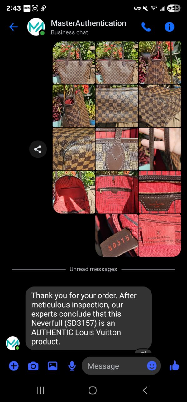 Neverfull MM Damier Ebene - Image 32