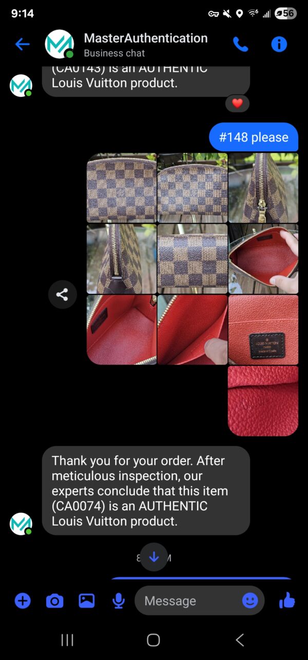Cosmetic Pouch PM Damier Ebene - Image 17