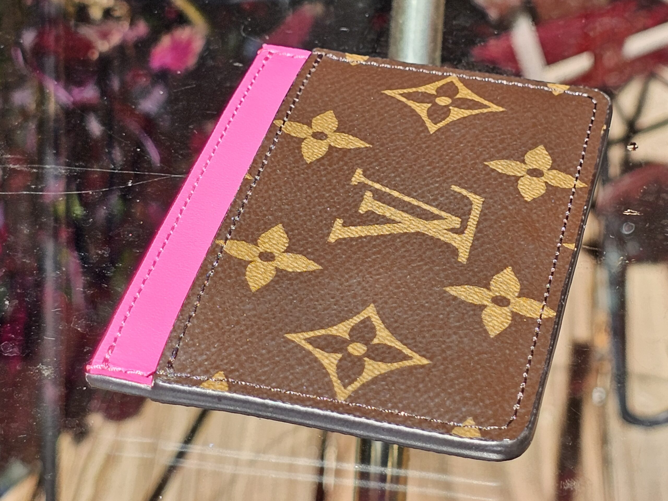 Card Holder in Hot Pink - Image 4