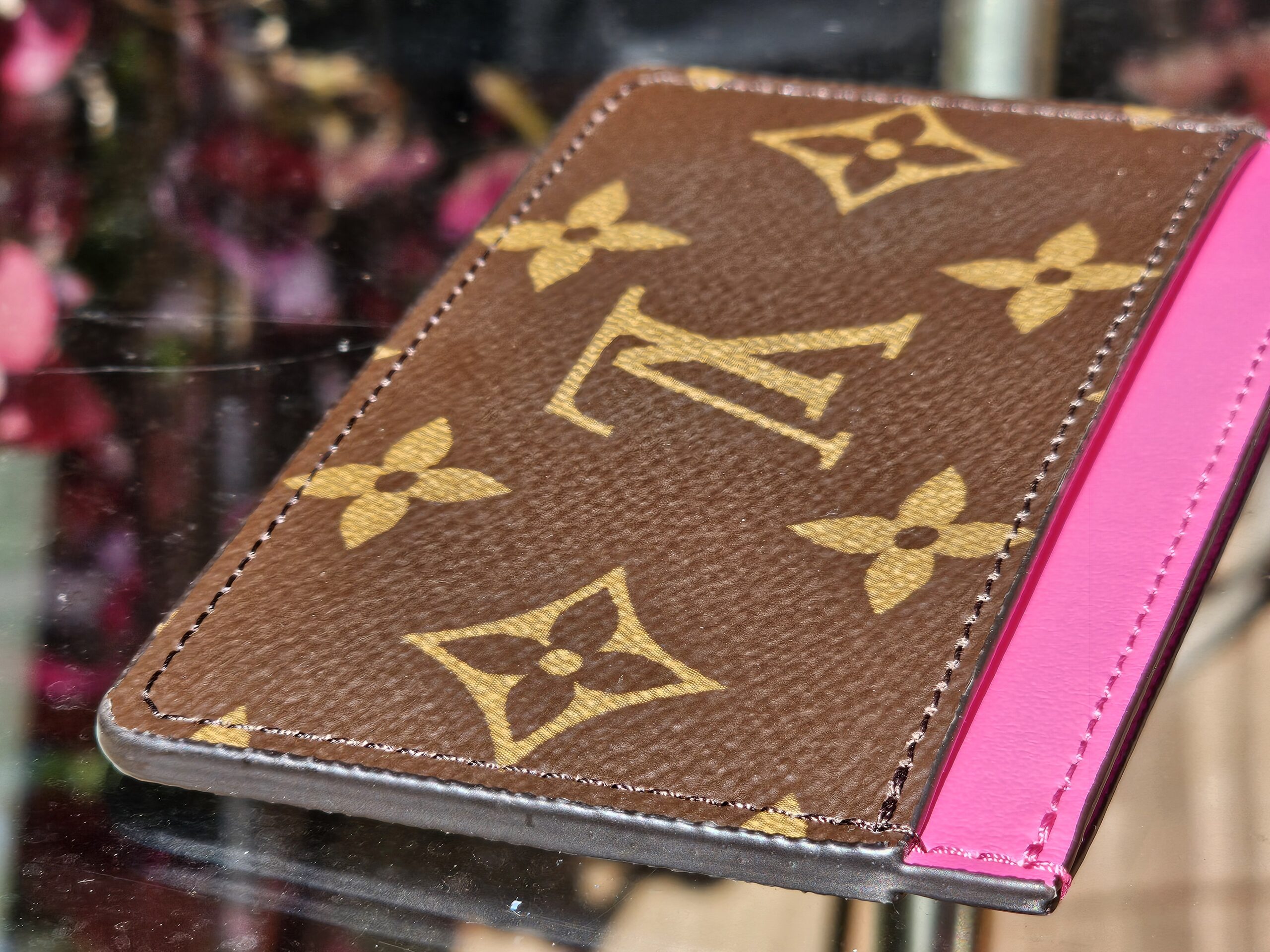 Card Holder in Hot Pink - Image 5