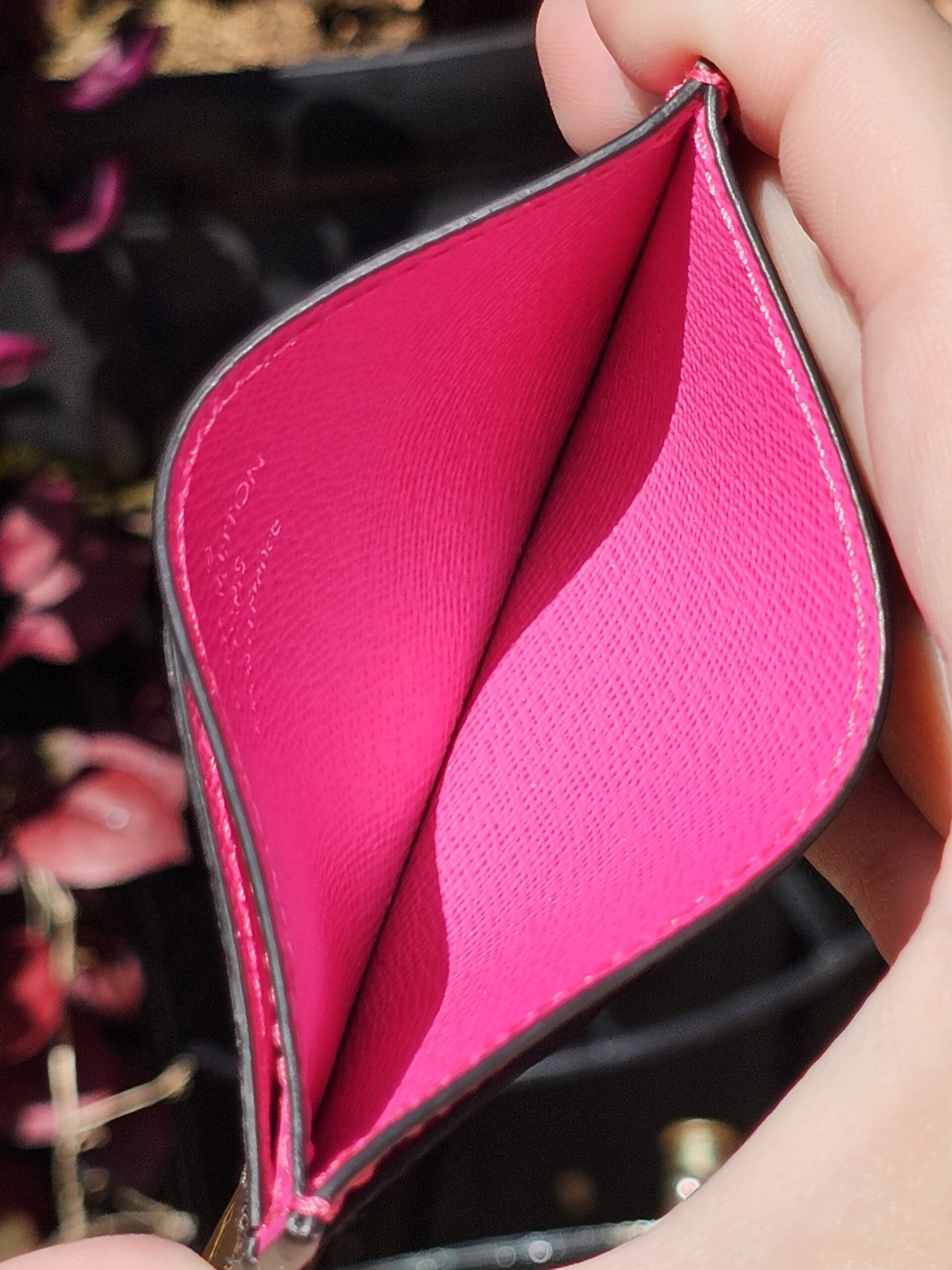 Card Holder in Hot Pink - Image 9