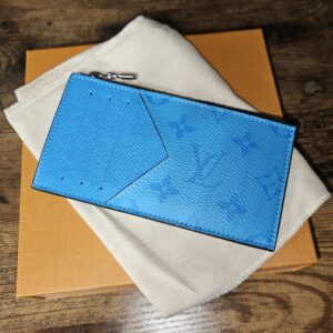 Coin Card Holder Blue