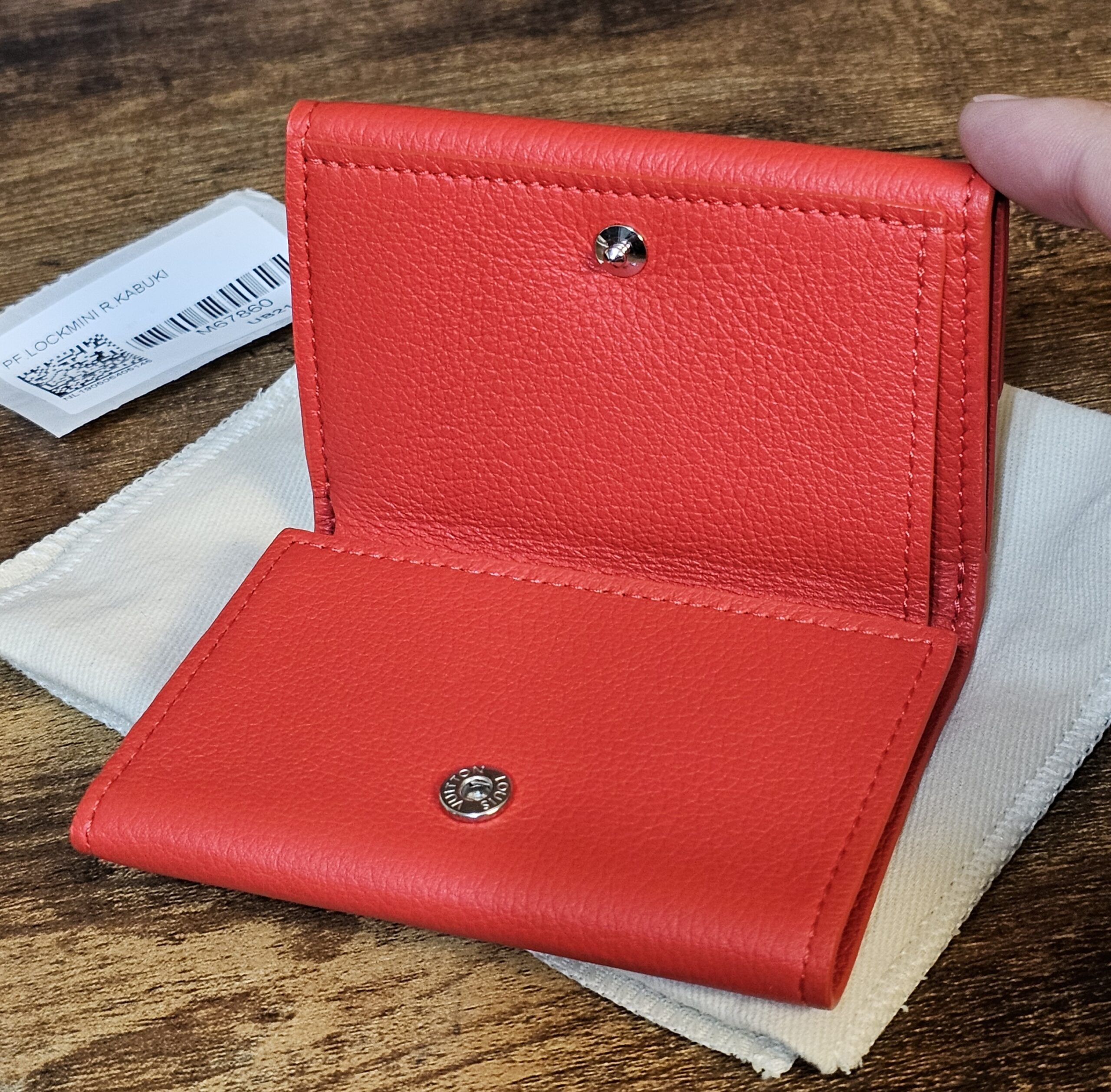 Lockme Mini Wallet Red - Image 11