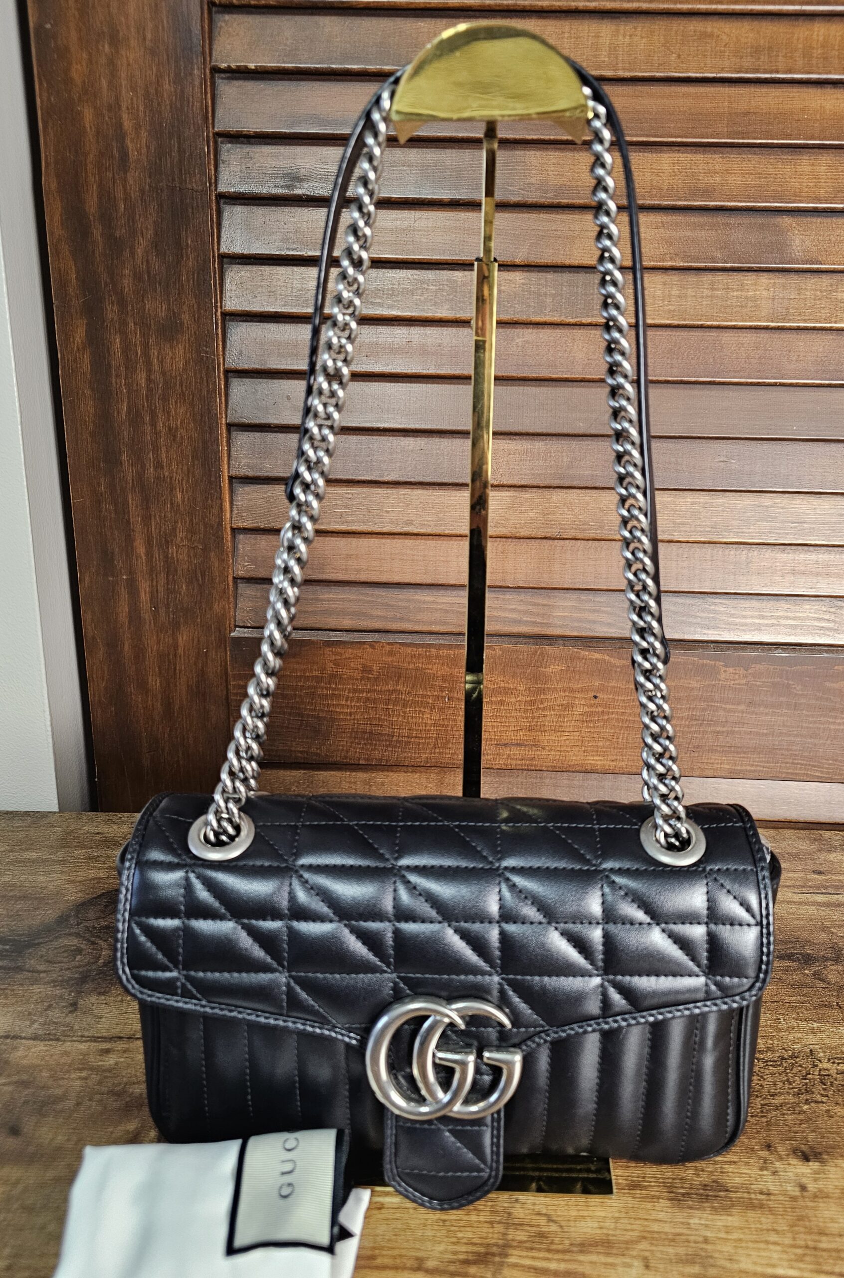 Aria Small Calfskin Black .