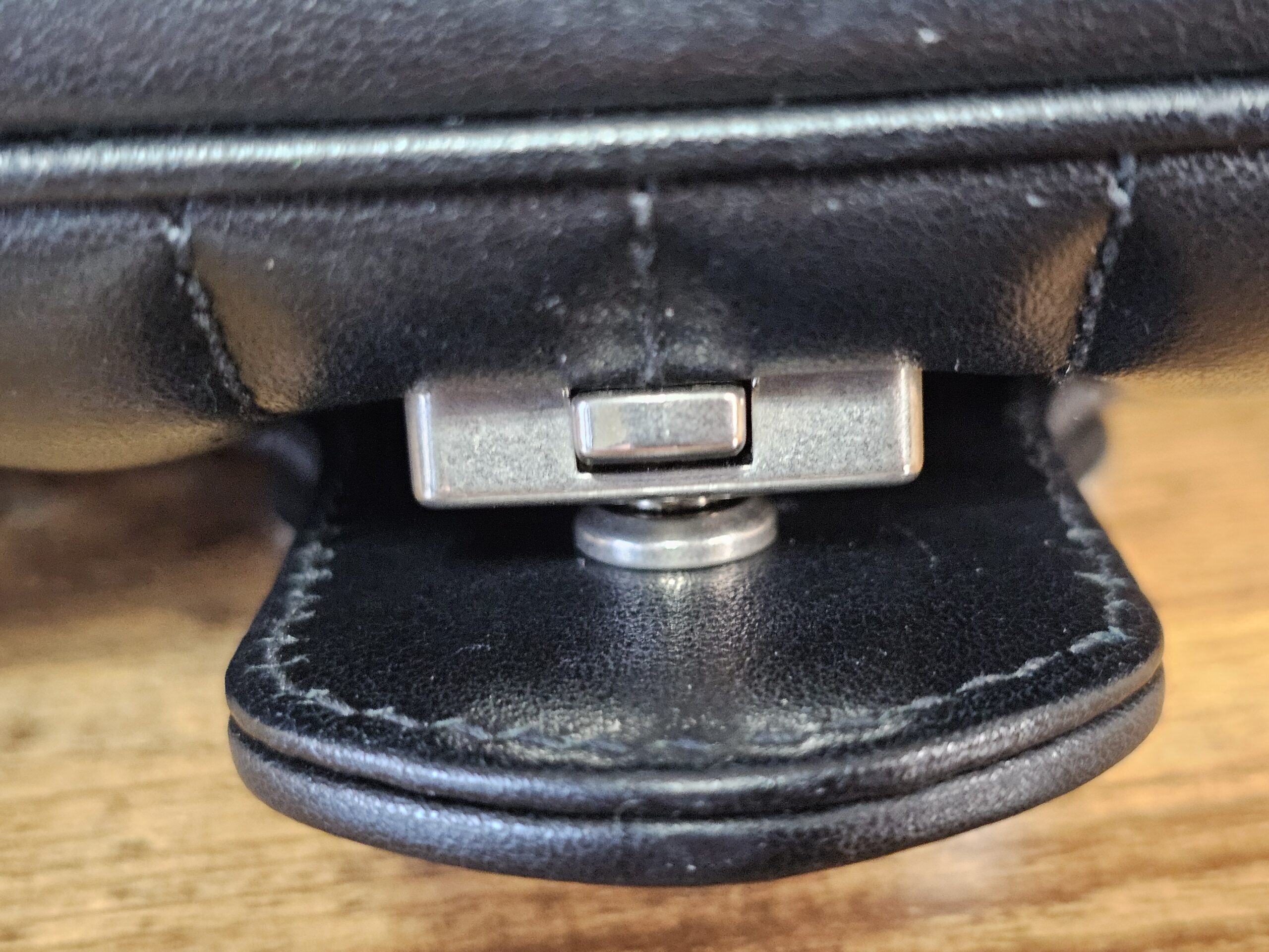 Aria Small Calfskin Black . - Image 13