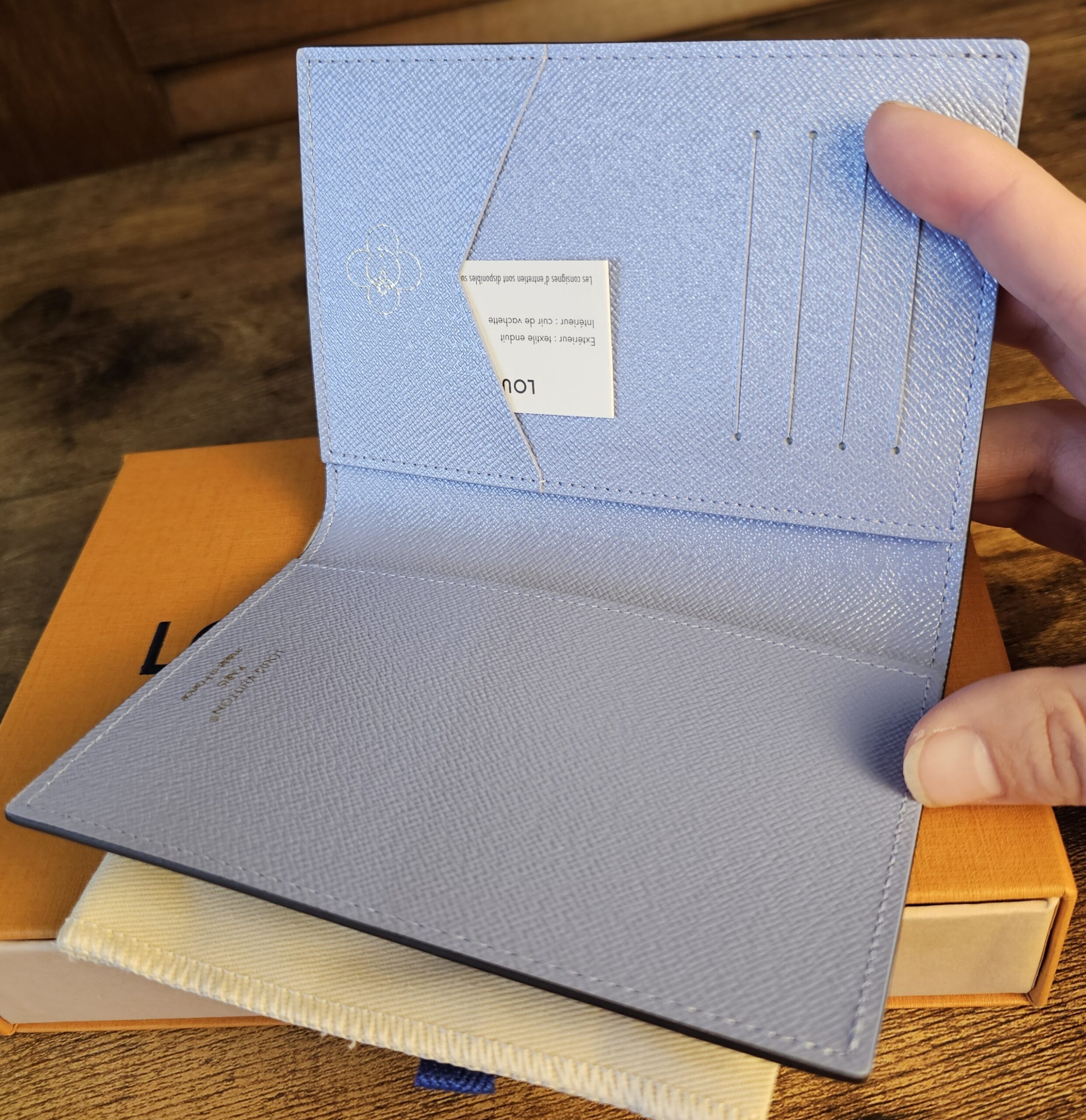 Passport Holder Blue Frost - Image 9