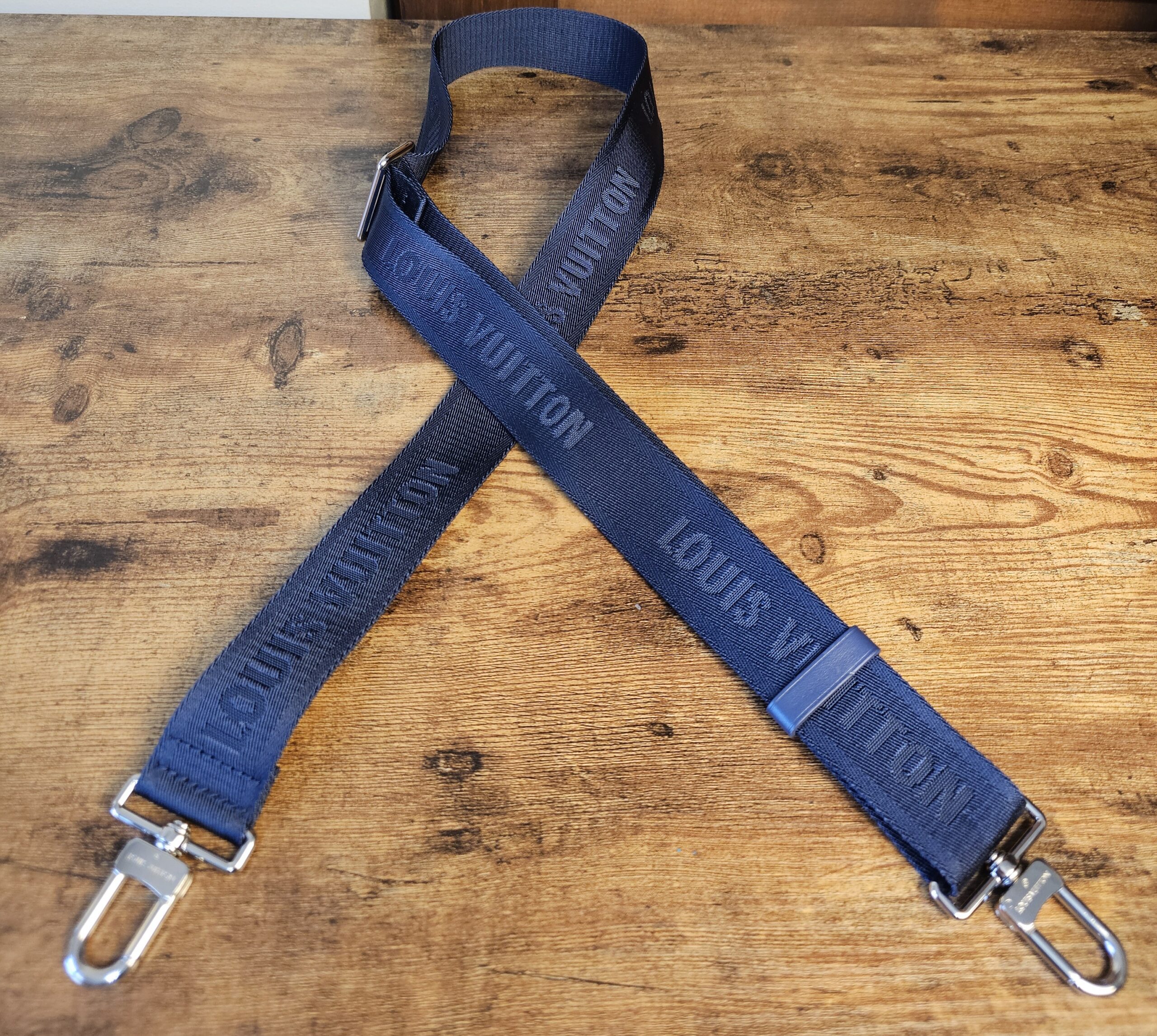 Bandouliere navy strap