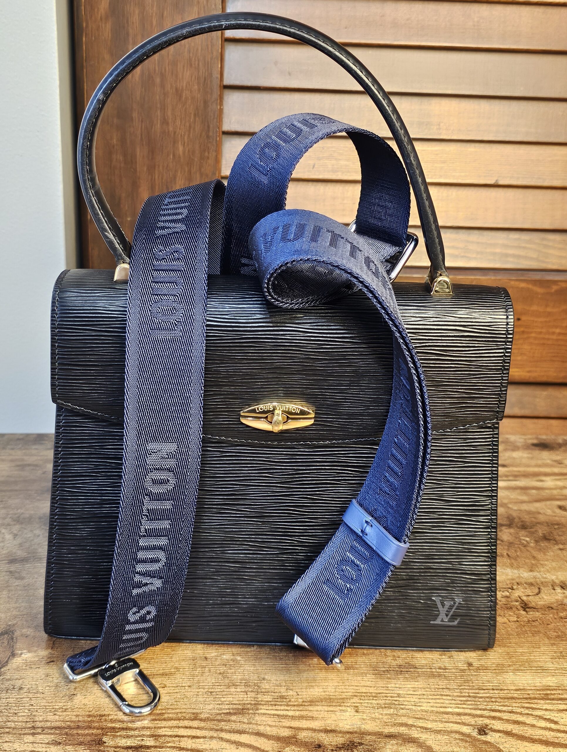 Bandouliere navy strap - Image 9