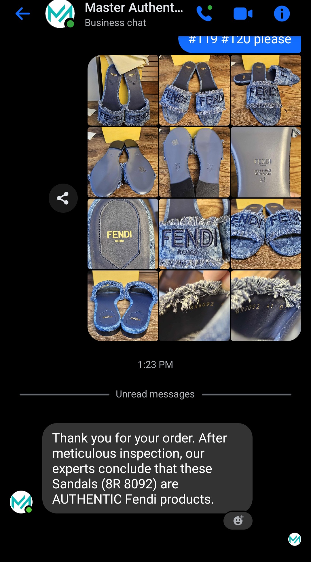 Denim slides with fringe - Image 14