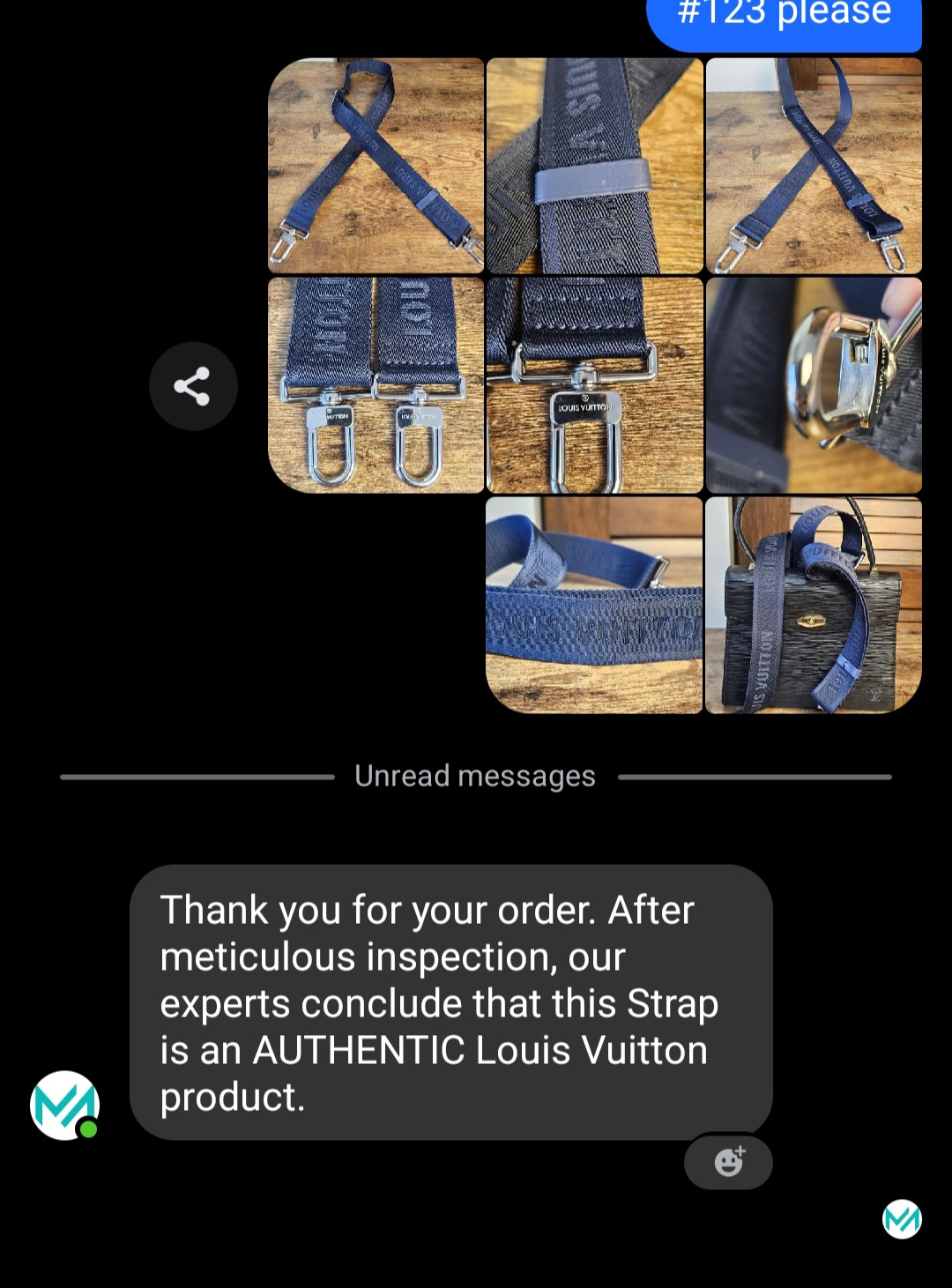 Bandouliere navy strap - Image 11