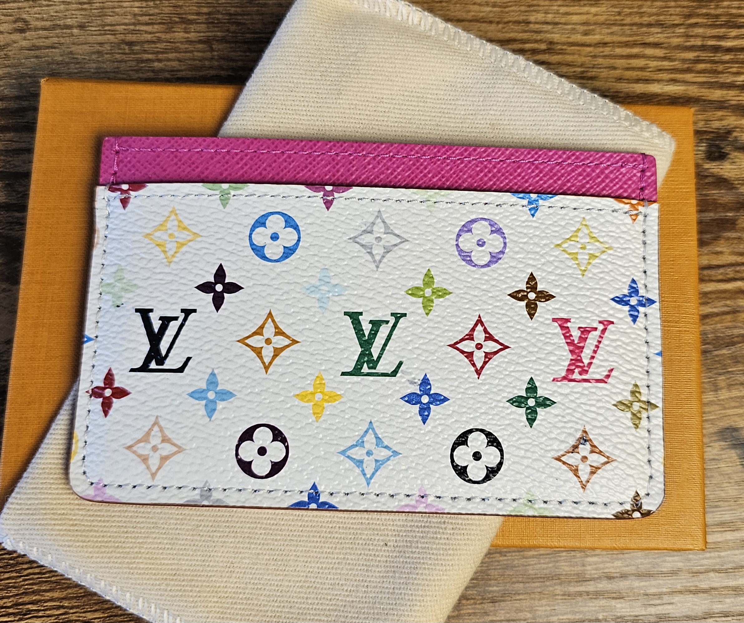 Multicolor card holder
