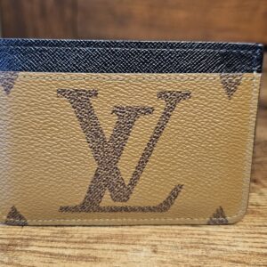 Reverse Canvas Card Holder