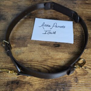 Adjustable Strap Treated Leather