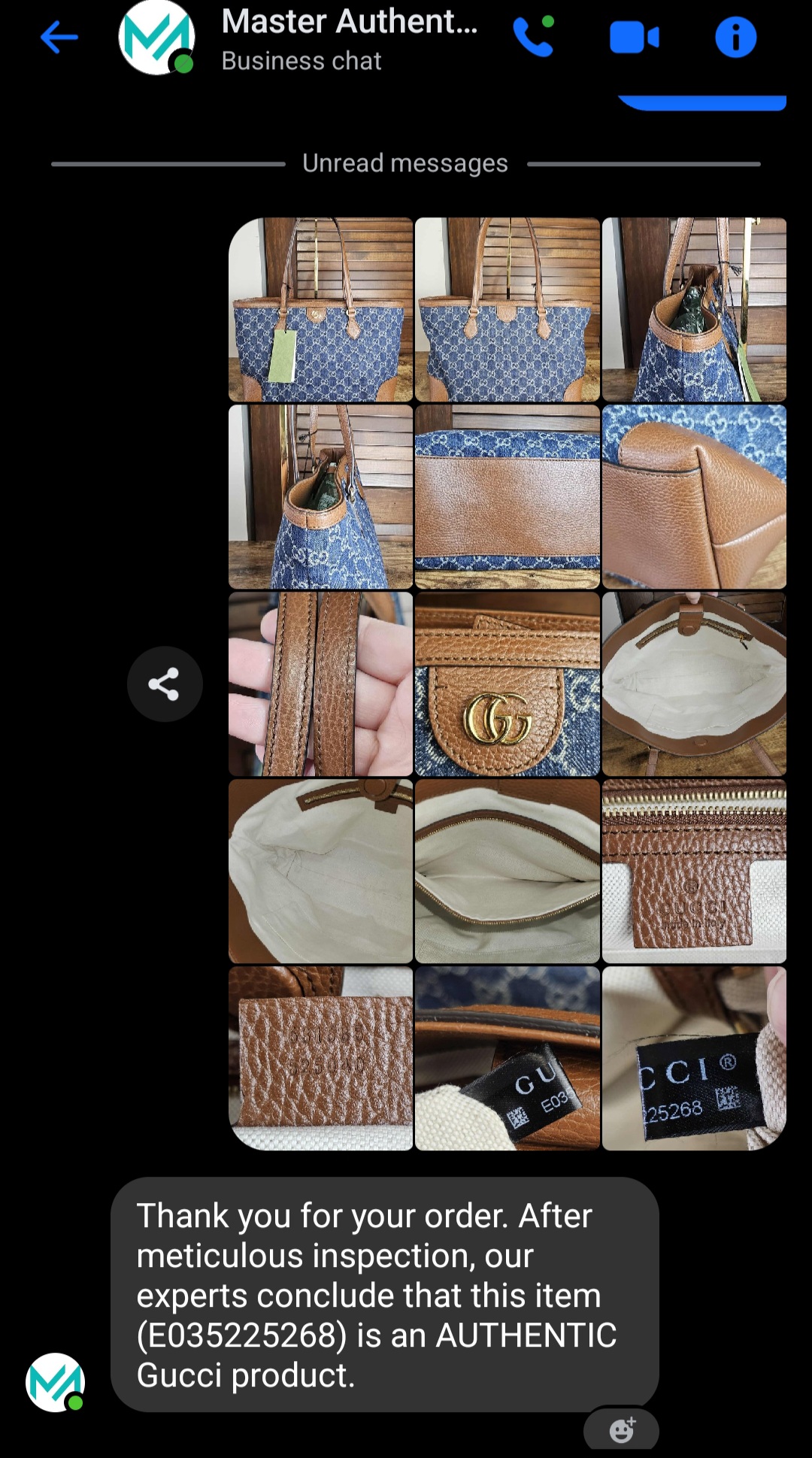 Medium Ophidia Denim - Image 23